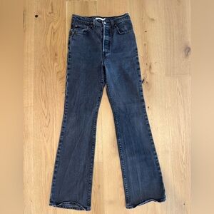 Black Ribcage Bootcut Levi’s Jeans Size 27